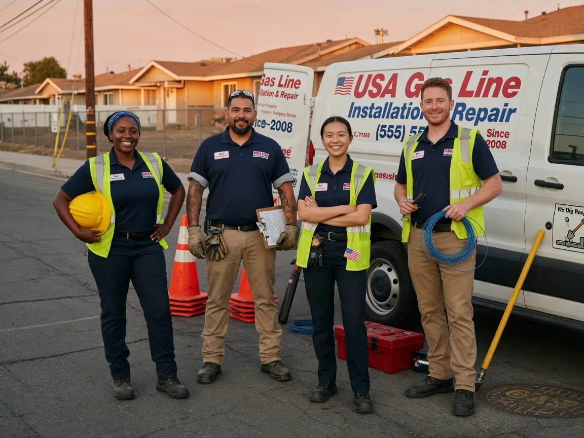 Gas Line Installation company in Leflore, OK